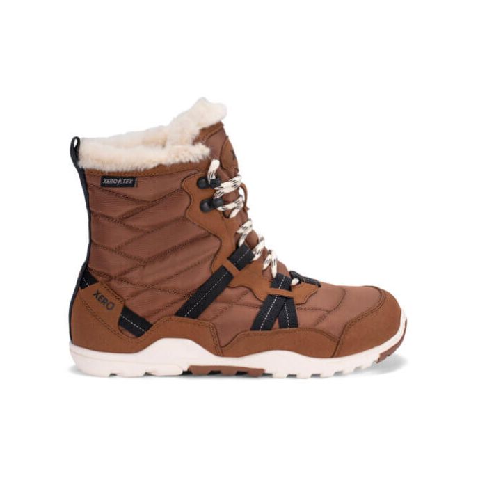 Alpine - Women\'s Snow Boot-RUBBER BROWN / EGGSHELL