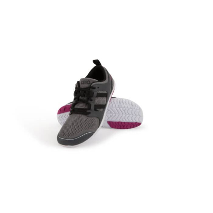 Zelen - Your eco-Friendly Road Runner-STEEL GRAY / FUCHSIA