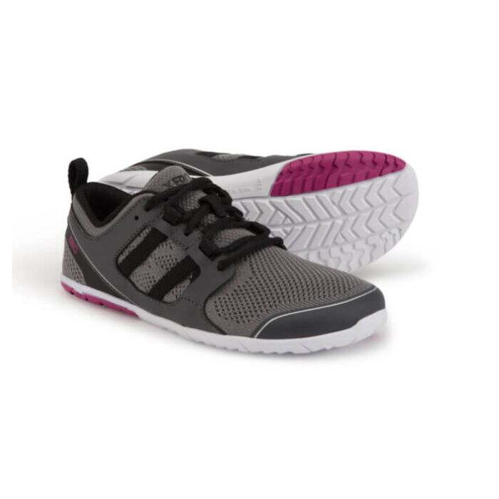 Zelen - Your eco-Friendly Road Runner-STEEL GRAY / FUCHSIA