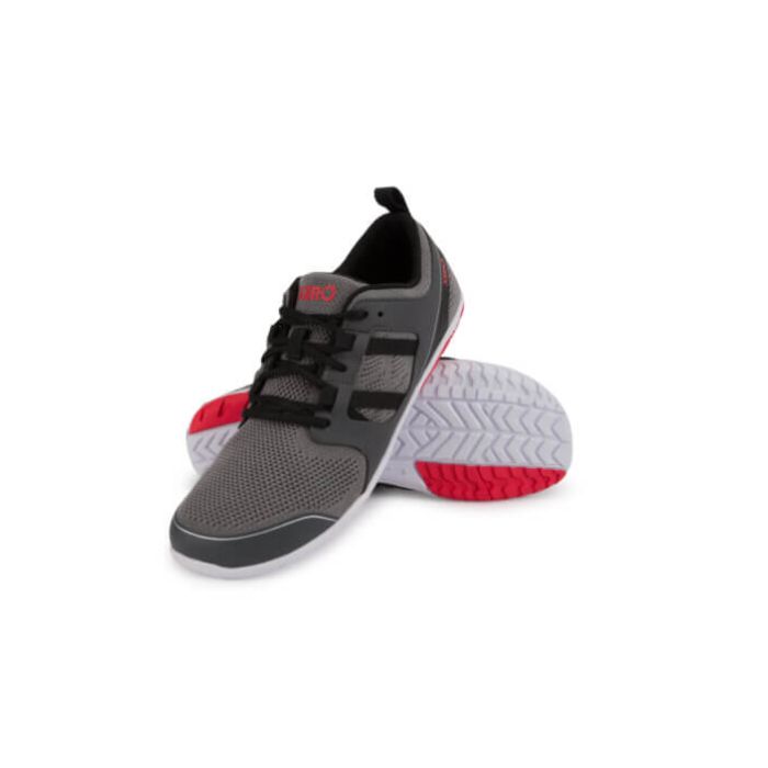 Zelen - Your eco-Friendly Road Runner-DARK GRAY / RED