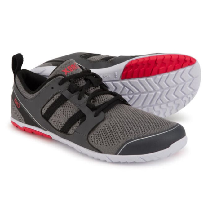 Zelen - Your eco-Friendly Road Runner-DARK GRAY / RED