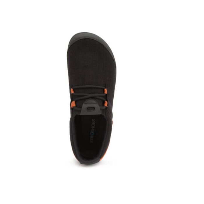 Hana - Casual Canvas Comfort - Men-BLACK / RUST (RAIN-FRIENDLY HEMP)