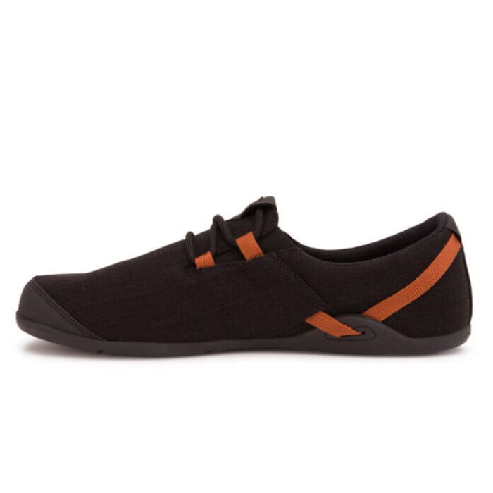 Hana - Casual Canvas Comfort - Men-BLACK / RUST (RAIN-FRIENDLY HEMP)