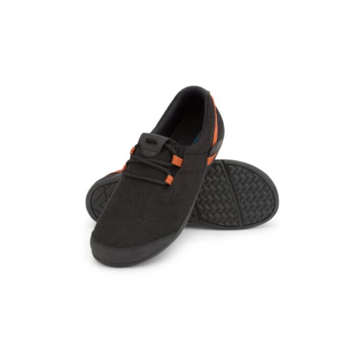 Hana - Casual Canvas Comfort - Men-BLACK / RUST (RAIN-FRIENDLY HEMP)