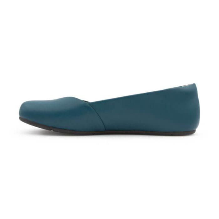 Phoenix Leather - Women\'s Dressy Flat-TEAL