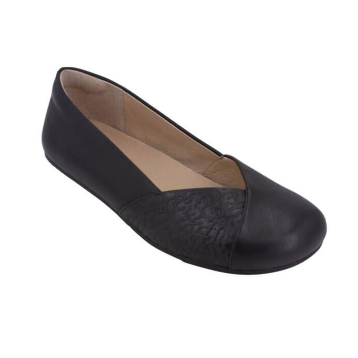 Phoenix Leather - Women's Dressy Flat-BLACK