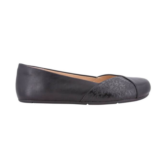 Phoenix Leather - Women\'s Dressy Flat-BLACK