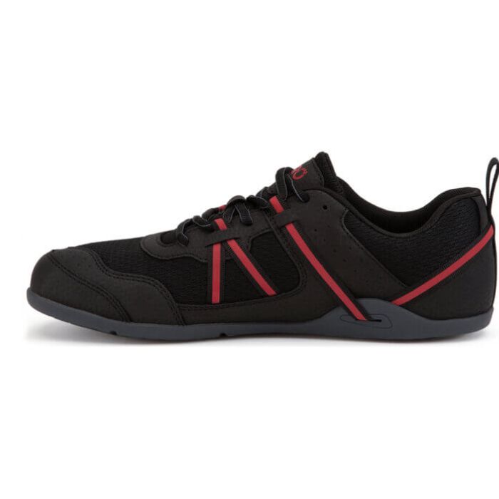 Prio Running and Fitness Shoe - Men-BLACK / SAMBA RED